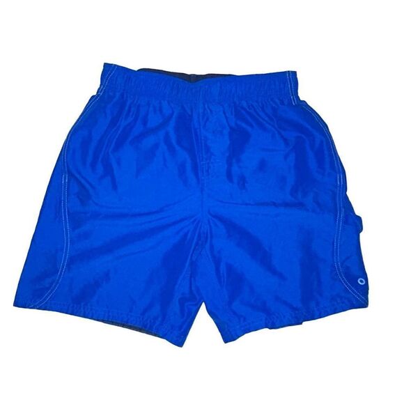 Nike Other - Nike Swim Trunks Shorts Mens Small Blue Pockets Embroidered Swoosh